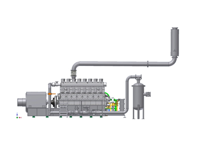 300燃?xì)獍l(fā)電機(jī)組／工業(yè)燃?xì)饩C合利用